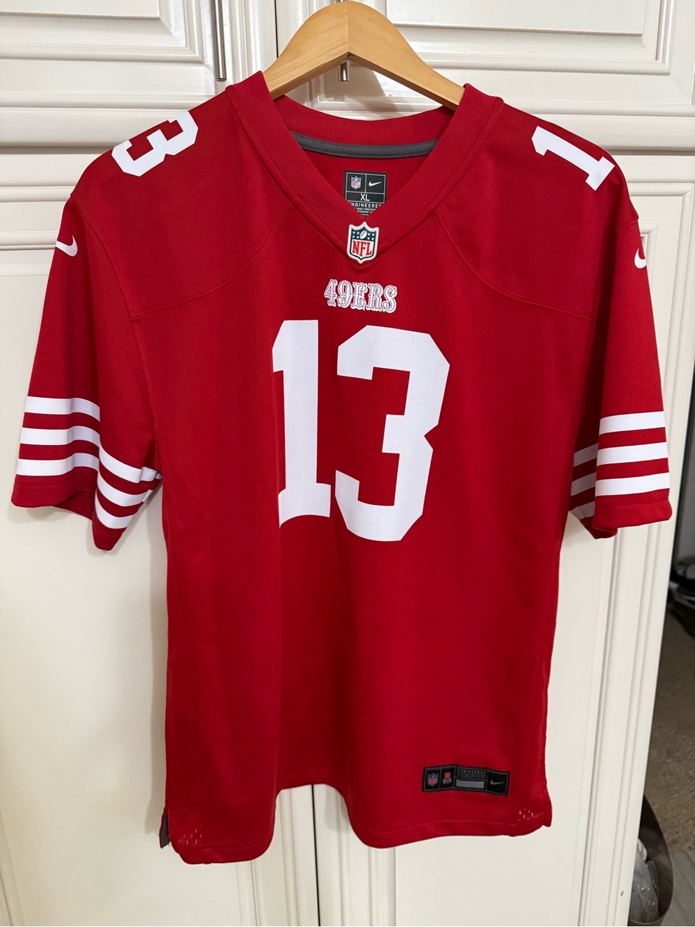 Nike Red San Francisco 49ers #13 Brock Purdy Football Jersey